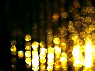 festive blurred golden iridescent background