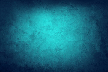 Blue textured concrete wall background