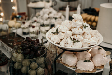 sweets on the wedding table