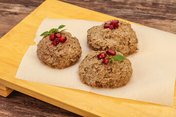 Georgian cuisine - pkhali from beans