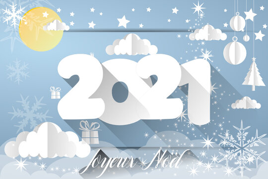 2021 - happy new year 2021 snow - heart - colorful