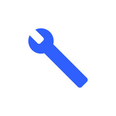 setting tools icon vector blue and black