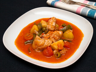 Dominican cod dish