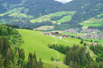 Obraz premium Schöne Aussicht in den Bergen
