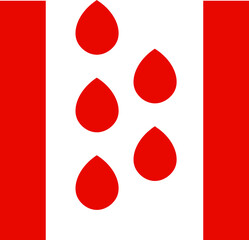 Fototapeta premium 485c period. menstruation, blood. a new shade of red. relation of the female body. fashion 2020. support for women, feminism. physiology of the female body. help women. monthly. eps 10 vector