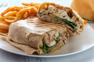 Chicken Caesar Wrap Sandwich