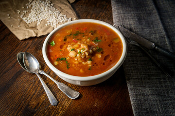 Healthy Farro Vegetable Soup