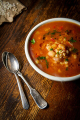 Healthy Farro Vegetable Soup