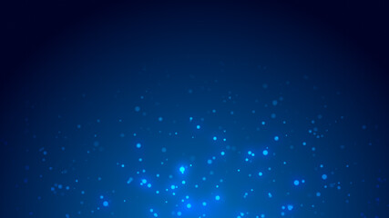 Fototapeta premium Dot white blue pattern screen led light gradient texture background. Abstract technology big data digital background. 3d rendering.