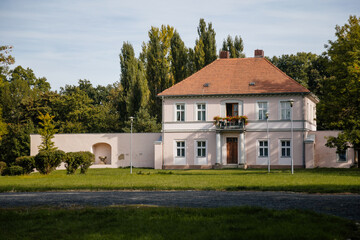 Garden house near castle in Duchcov, Northern Bohemia, Czech Republic