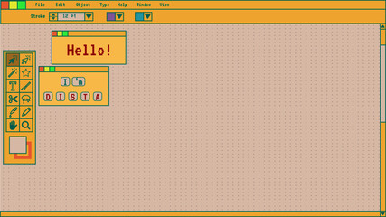 Software Interface Themed Virtual Background for Online Meeting