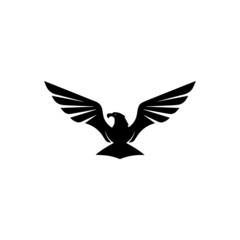 flying silhouette vector