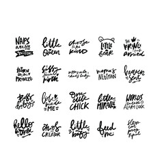 Fototapeta premium Hand lettering. Baby t-shirt quote.