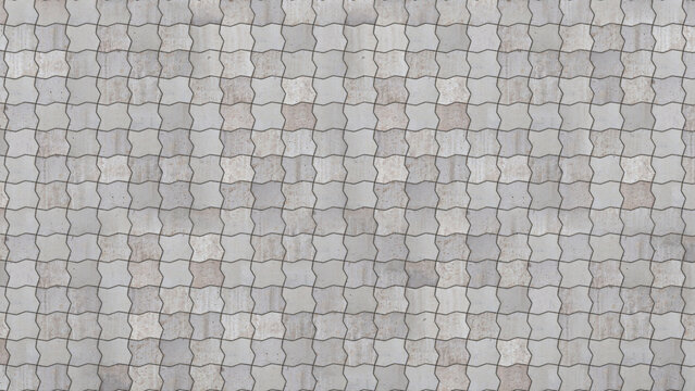 brick paving stones sidewalk - tiles background texture gray - Cobblestone pavement