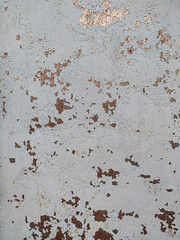 Corroded metal background. Rusty metal background with streaks of rust. Rust stains. Rystycorrosion.
