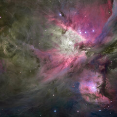 Galactic Space. Elements of this image furnished by NASA. 3D rendering