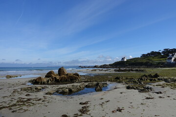 Plage sur la Manche