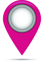 map markers illustration vector graphics icon