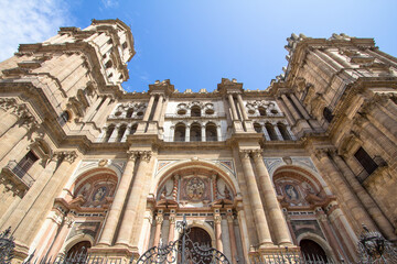 Fototapeta na wymiar The Cathedral of the Incarnation, Malaga, Spain