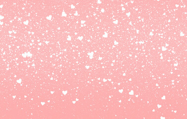 Hearts sprayed on background - Happy Valentine Day Decoration