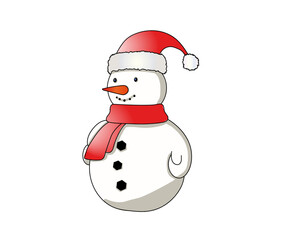 Happy Holidays, Snowman in a red hat and scarf, Snowman , Snowmen 