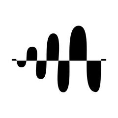 sound higher pitch icon, vector illustration