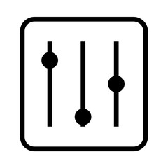 audio sound control icon, vector illustration