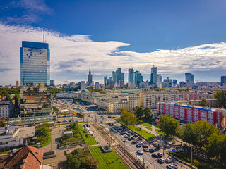 Warszawa - plac Bankowy - obrazy, fototapety, plakaty