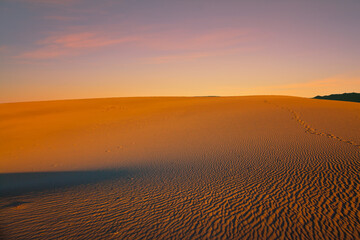 Fototapeta na wymiar Mesquite Flat Sand Dunes, California
