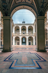 Obraz premium Interior courtyard of the Marquis of Santa Cruz Palace