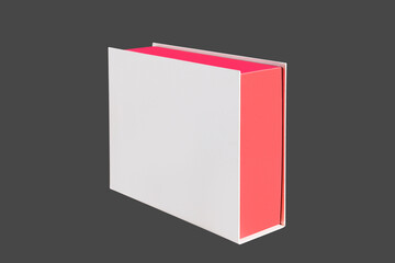 Large red packing box