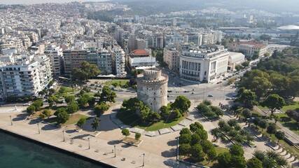 white tower, thessaloniki, greece, macedonia, skg, thermaikos, city, alexander the great,...