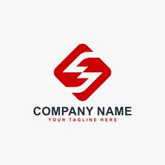 Letter s logo design vector. S monogram abstract symbol.