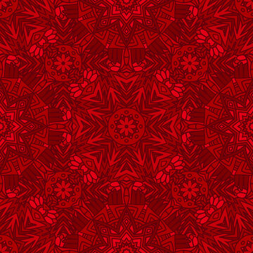 seamless vector pattern abstract background red