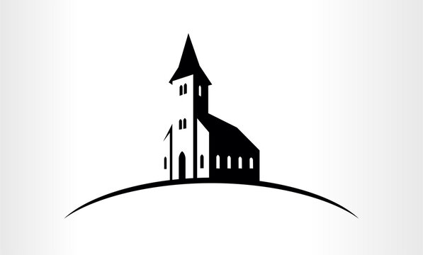 Vector Illustration of a Church logo emblem