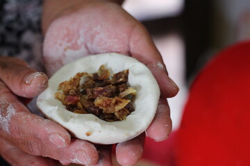 close up view of a plate with meat