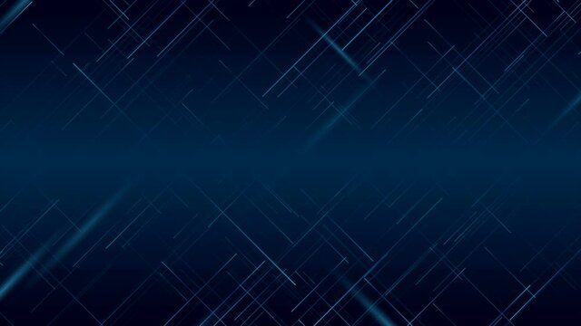 Futuristic technology modern motion design with blue shiny lines. Abstract geometric background. Seamless looping. Video animation Ultra HD 4K 3840x2160