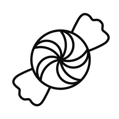icon of candy, line style