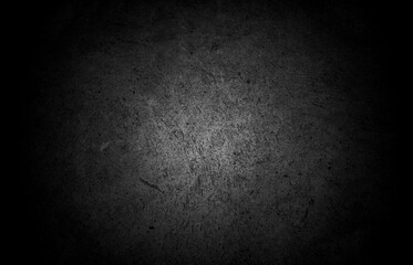 Old wall texture cement dark black gray  background abstract grey color design are light with white gradient background.