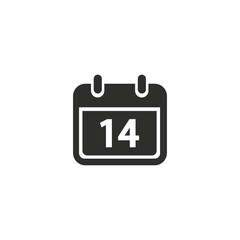 Calendar symbol vector for website