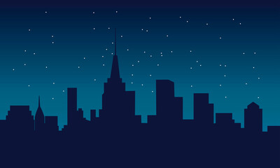 Fototapeta premium Nigh city