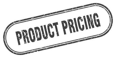 product pricing stamp. rounded grunge textured sign. Label