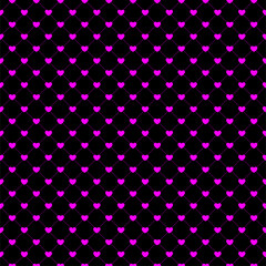 Love heart design seamless pattern. Valentine's Day background.