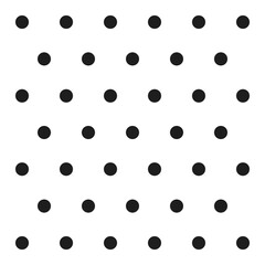 Halloween pattern polka dots. Template background in black and white polka dots . Seamless fabric texture. Vector illustration
