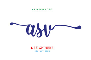 The simple ASV layout logo is easy to understand and authoritative