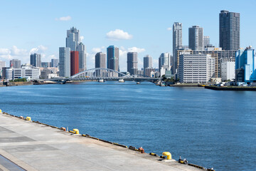 東京　竹芝桟橋からの風景