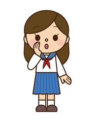 耳打ち 学生 女性