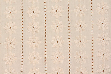Lace fabric background, white lace fabric