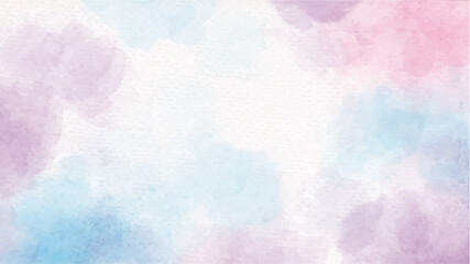 Fototapeta na wymiar colorful watercolor unicorn sugar candy splash on paper background