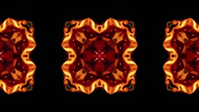 diya chandel mandala red ywllow relaxing